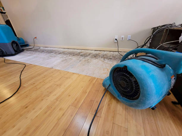 Professional Flood Damage Cleanup technician working in Sperry, OK